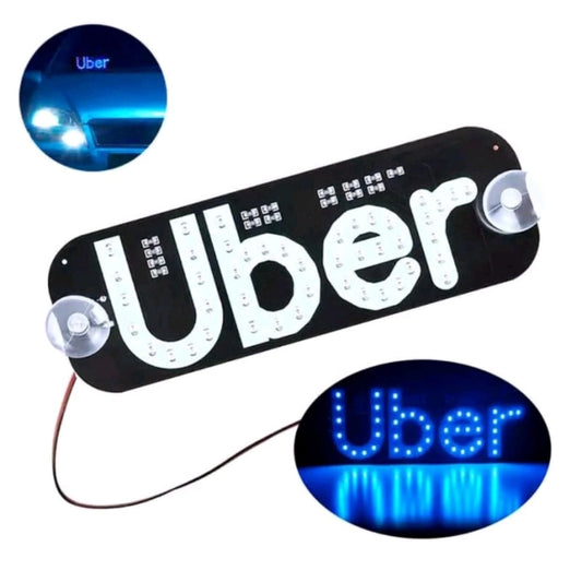 Placa Letreiro Uber Led