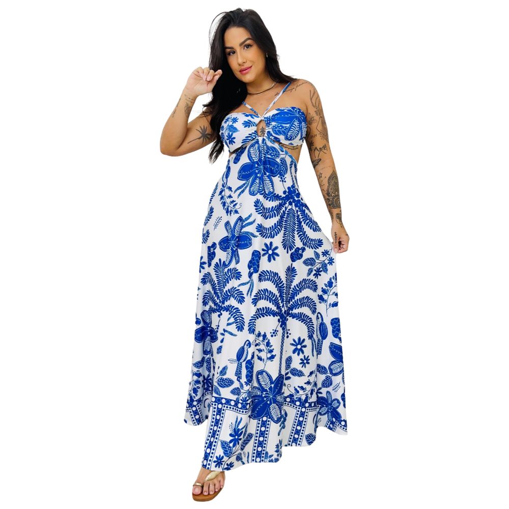 Vestido Longo Isabela Grécia