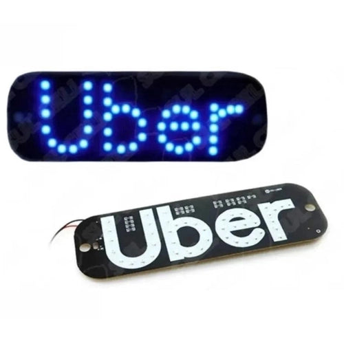 Placa Letreiro Uber Led