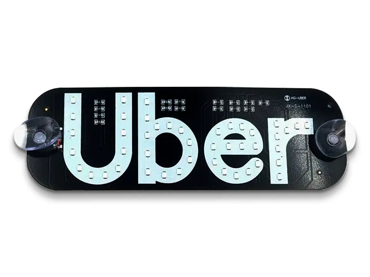 Placa Letreiro Uber Led
